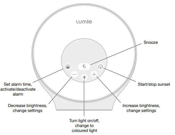 Lumie Sunrise Alarm Wake-up Light Alarm Clock 1