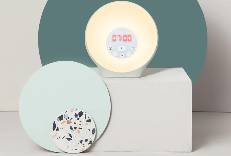 Lumie Sunrise Alarm Wake-up Light Alarm Clock feat