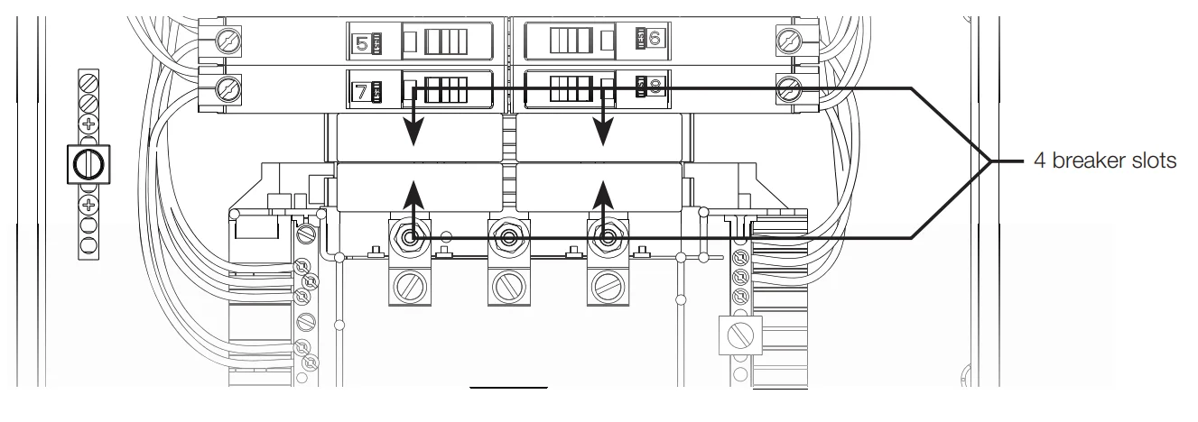 Lutron PD8-65A 120 Volts DIN Breaker Panel-5