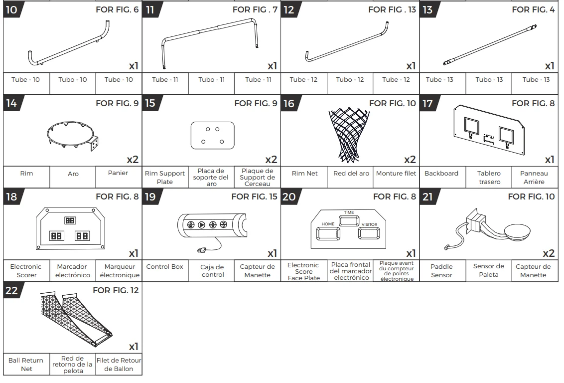 MD Sports 1658128 Arcade Basketball Game 10