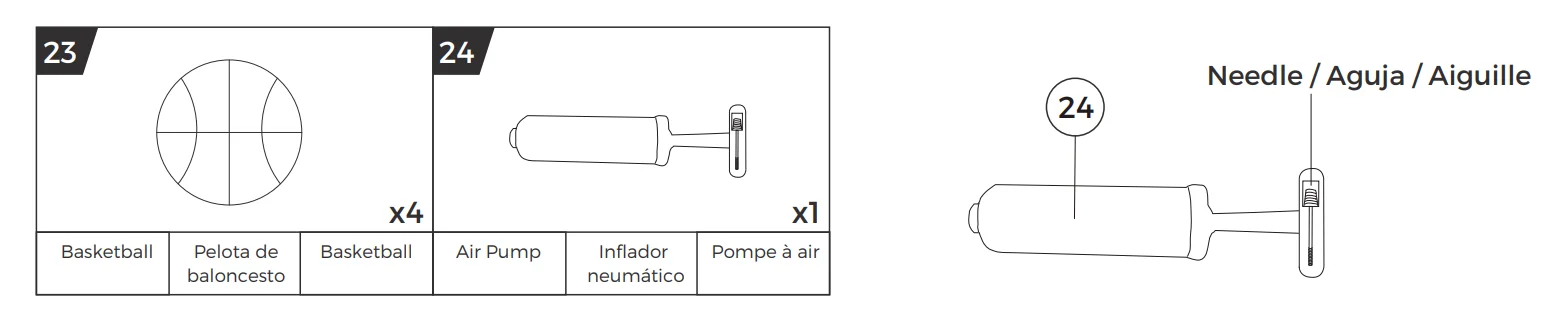 MD Sports 1658128 Arcade Basketball Game 12