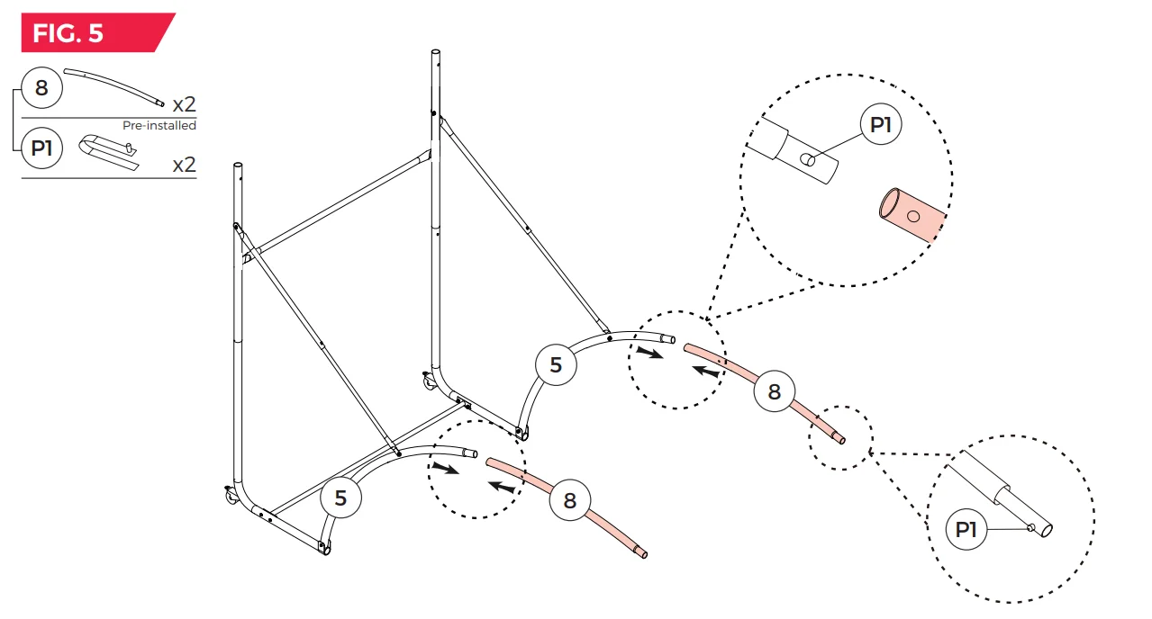 MD Sports 1658128 Arcade Basketball Game 21