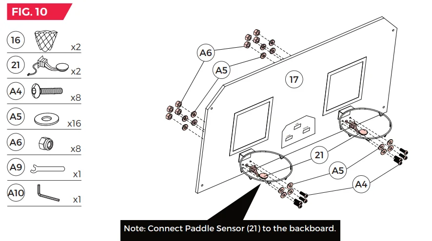 MD Sports 1658128 Arcade Basketball Game 26