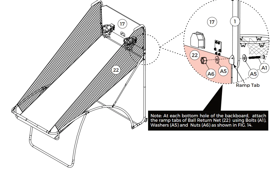 MD Sports 1658128 Arcade Basketball Game 32