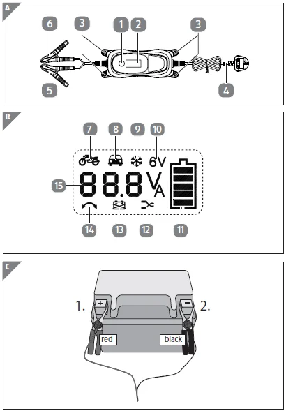 Medion MD18559 Car Battery Charger User Manual Medion MD18559 Car Battery Charger-1