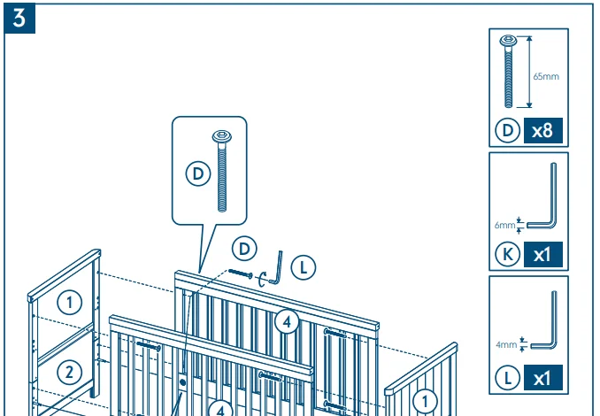 Mothercare Lulworth Cot Bed User Guide 10