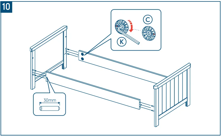 Mothercare Lulworth Cot Bed User Guide 23