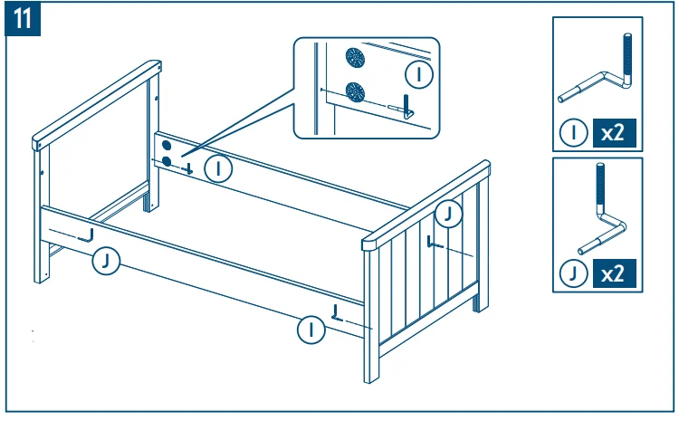 Mothercare Lulworth Cot Bed User Guide 24
