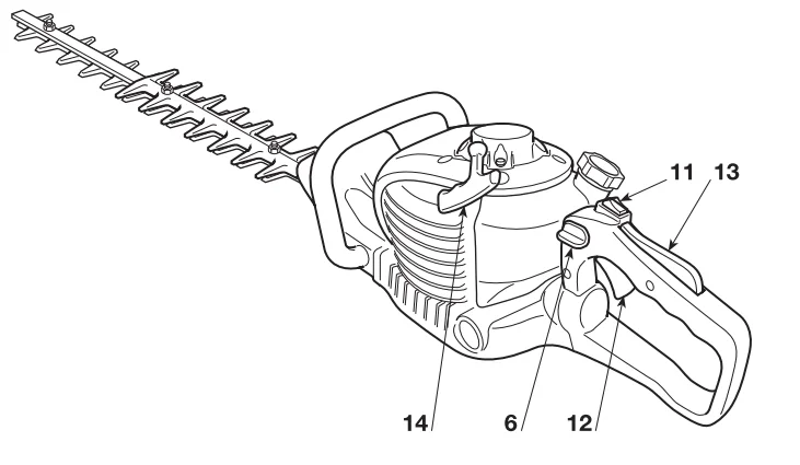 Mountfield MHJ-2424 Petrol Hedge Trimmer User Guide 14