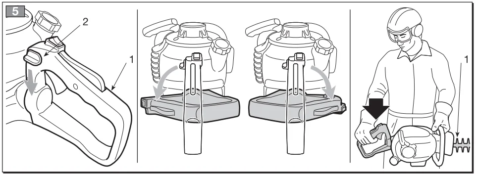 Mountfield MHJ-2424 Petrol Hedge Trimmer User Guide 5