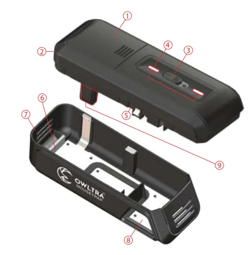 OWLTRA OW-2 Indoor Electric Mouse Trap 1