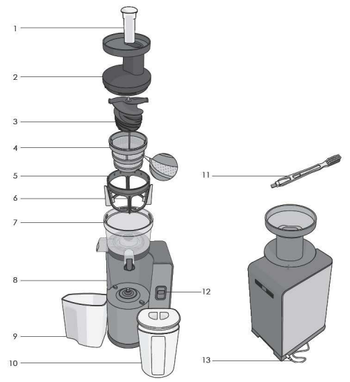 Omega VSJ843Q Cold Press Masticating Vertical Juicer User Manual 3