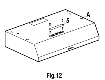 Presenza QR025 654OVSN016STS Kitchen Under Cabinet User Guide 12