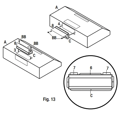 Presenza QR025 654OVSN016STS Kitchen Under Cabinet User Guide 13