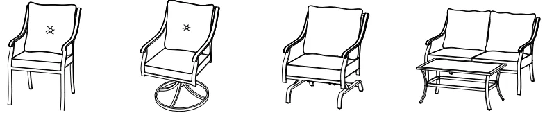 Style Selections Elliot Creek Rectangle Outdoor Dining Table Assembly 5