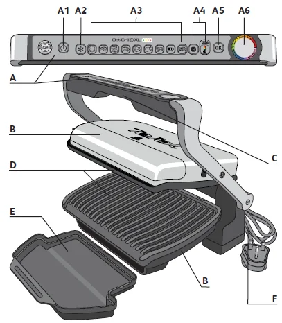 T-Fal OptiGrill Stainless Steel XL Electric Grill User Guide T-Fal OptiGrill Stainless Steel XL Electric Grill-1