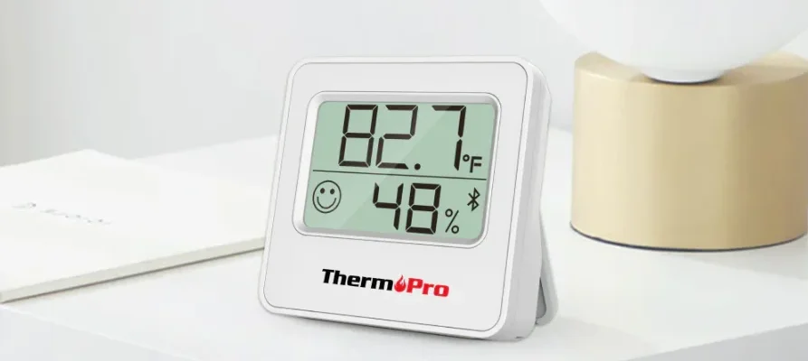 ThermoPro TP49 Digital Hygrometer Indoor Thermometer feat