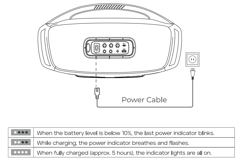 Tribit Stormbox Blast 2 Bluetooth Speaker Instruction Manual 2