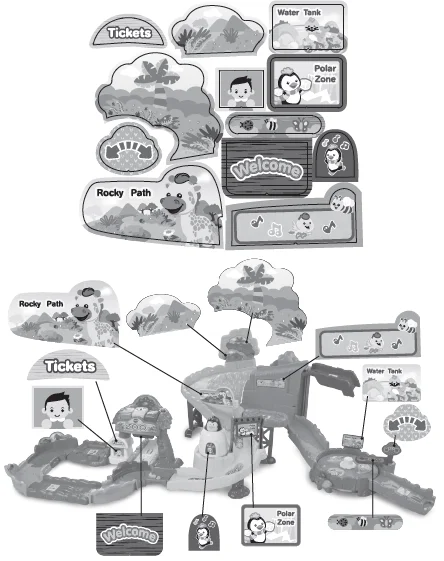 VTech Go Go Smart Animals Zoo Explorers Playset-2