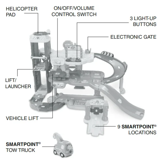 VTech Toot-Toot Drivers Garage Set Instruction Manual 1
