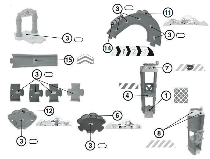 VTech Toot-Toot Drivers Garage Set Instruction Manual 11