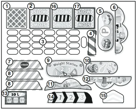 VTech Toot-Toot Drivers Garage Set Instruction Manual 9
