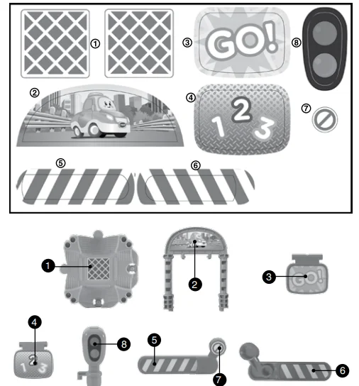 VTech Toot-Toot Drivers Track Set User Manual VTech Toot-Toot Drivers Track Set User Manual 7