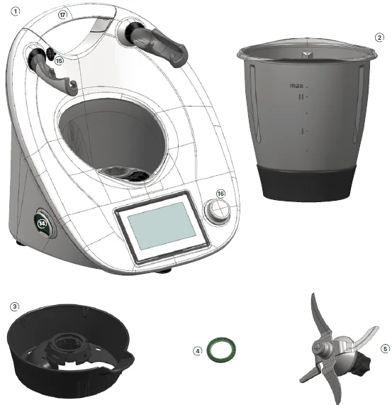 Vorwerk Thermomix TM5 All-in-One Cooker User Guide Vorwerk Thermomix TM5 All-in-One Cooker-1