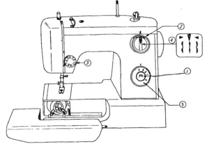 White 1418 Portable Sewing Machine-24