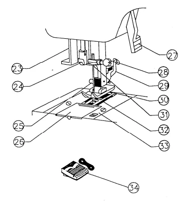 White 2037 Sewing Machine Instruction Guide 2