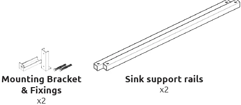 Wren Kitchens 500-1000 RVS Composite Sink-1