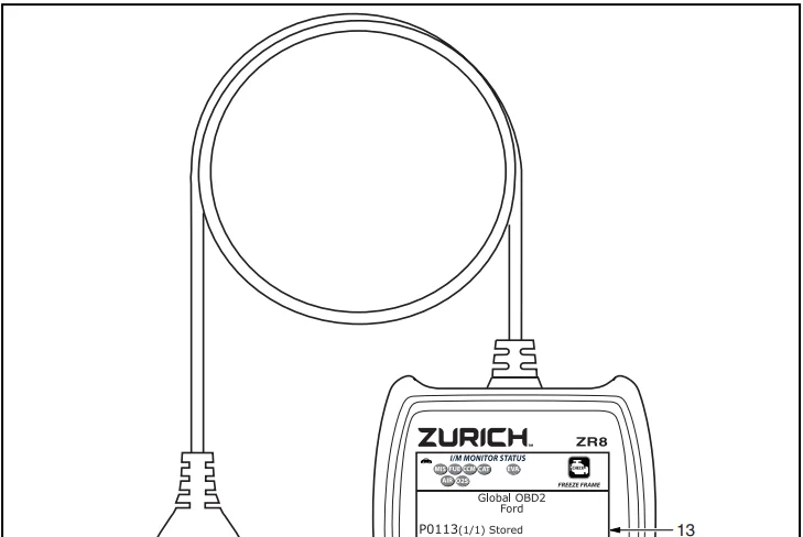 Zurich 63809 ZR8 OBD2 Code Reader User Guide Zurich 63809 ZR8 OBD2 Code Reader User Guide 4