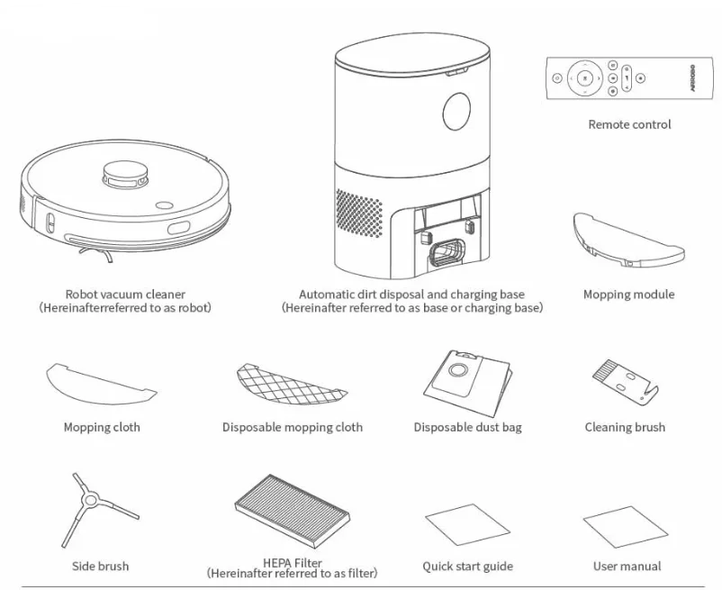 AIRROBO T10+ Self-Empty Robot Vacuum Cleaner-1