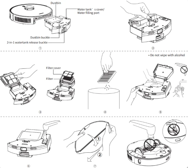 AIRROBO T25+ Robot Vacuum Cleaner-16