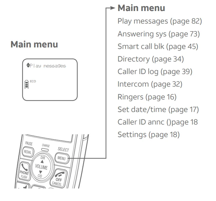 AT&T BL102-2 Handset Cordless Phone-10
