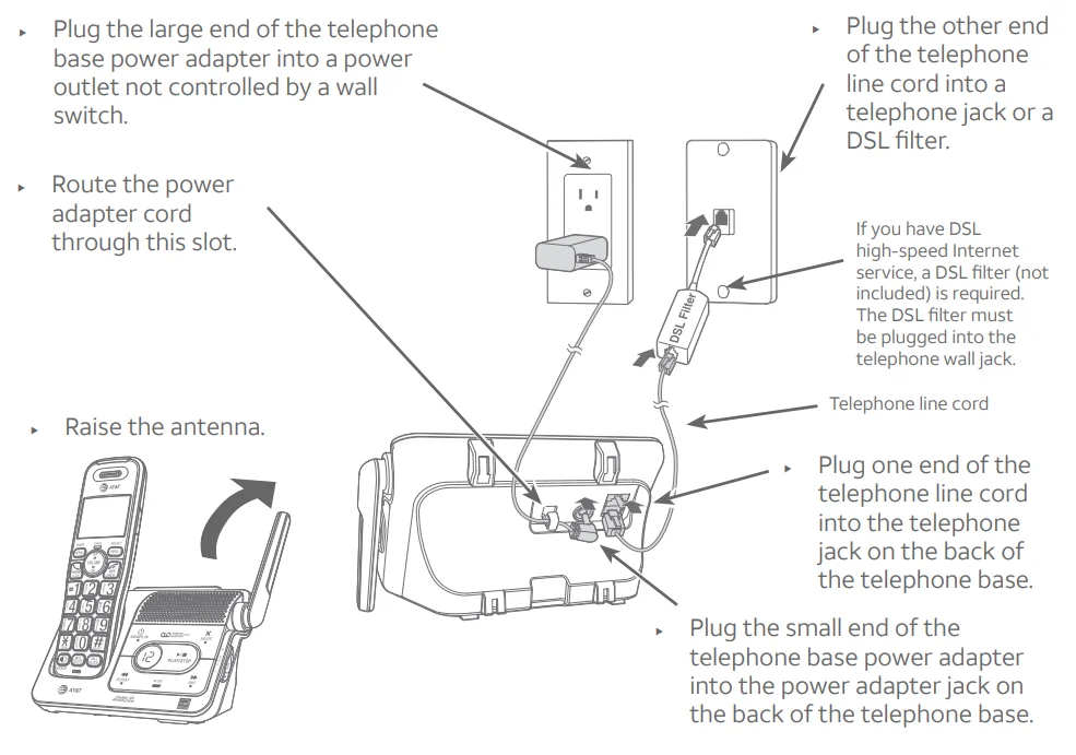 AT&T BL102-2 Handset Cordless Phone-14