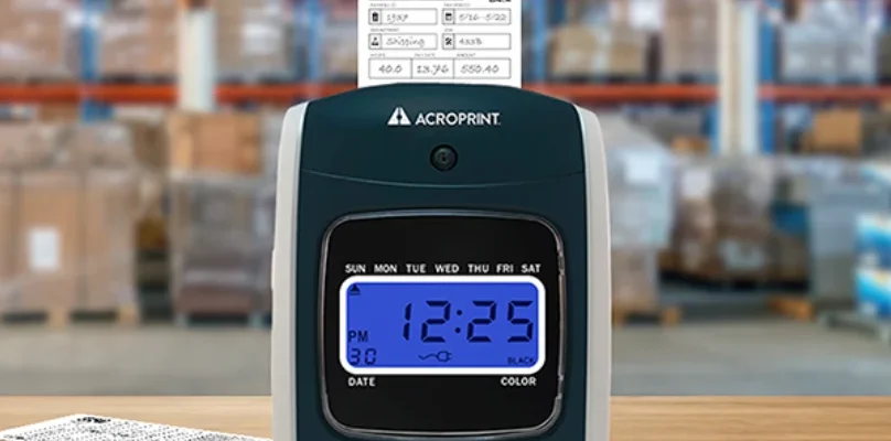 Acroprint ATR480 Totalizing Time Clock Machine-fi