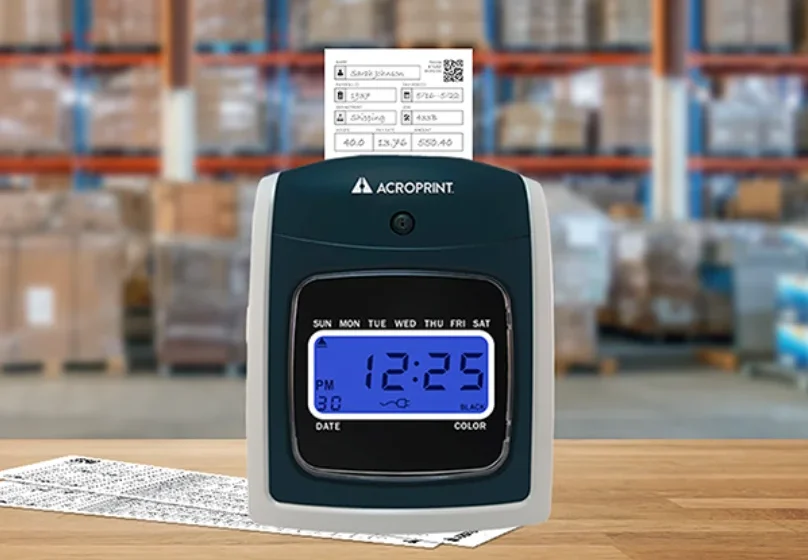 Acroprint ATR480 Totalizing Time Clock Machine-fi