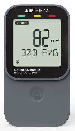 Airthings Corentium Home 2 Digital Radon Detector-product