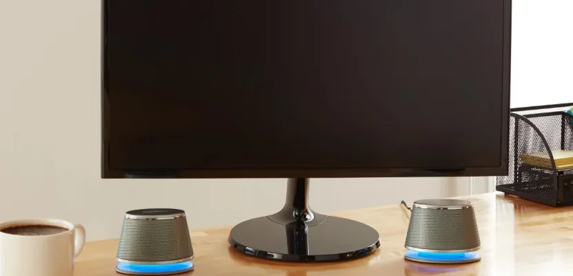 Amazon Basics Stereo 2.0 Speakers for PC-fi