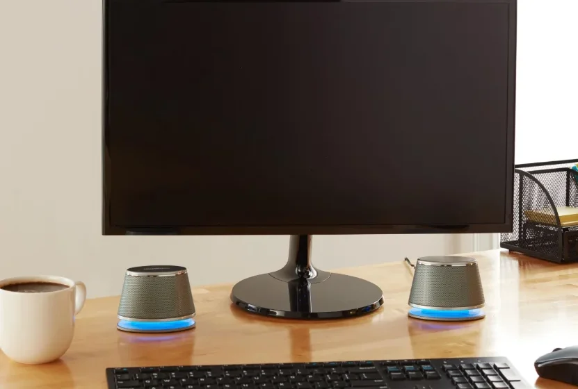 Amazon Basics Stereo 2.0 Speakers for PC-fi