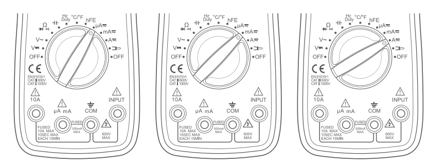 AstroAI DM6000AR Digital Multimeter and Analyzer User Manual AstroAI DM6000AR Digital Multimeter and Analyzer- 9