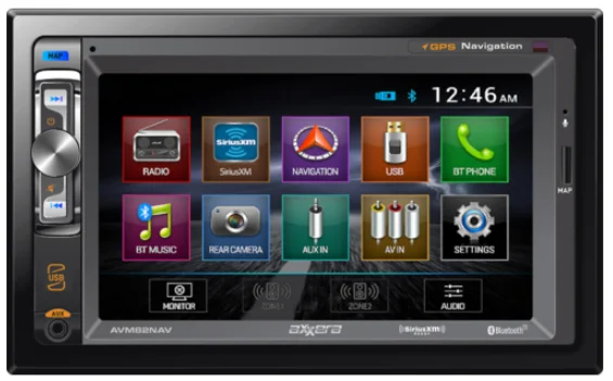 Axxera AVM82NAV Multimedia Navigation Receiver-Product