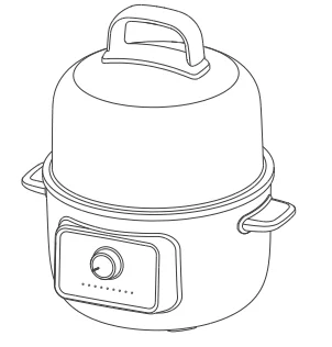 BUYDEEM G32 Mini Electric Food Steamer 5