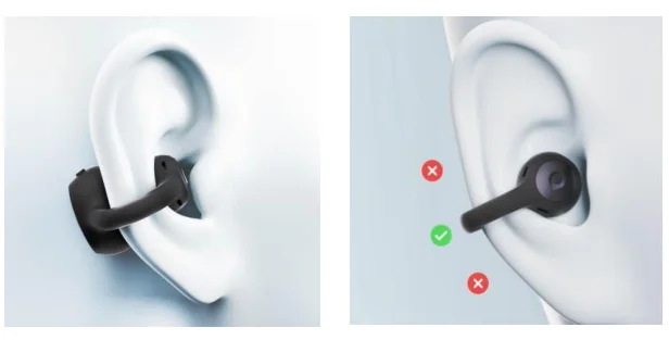 Baseus Inspire XC1 Open Ear Clip-On Earbuds-3