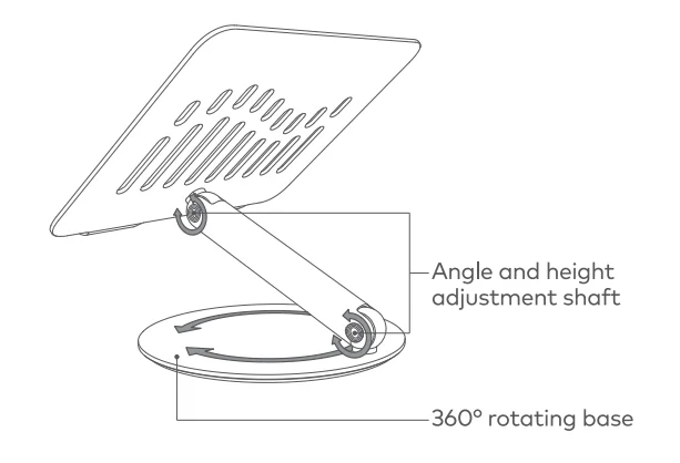 Beflo Slant Tilted Laptop Stand-1