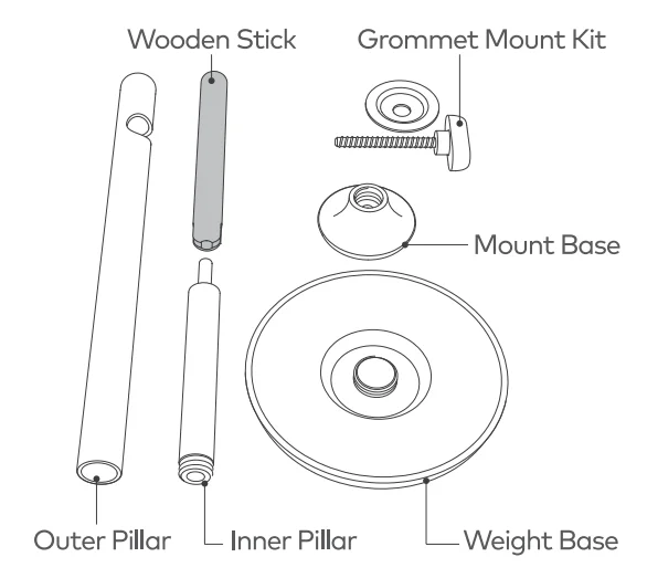 Beflo Thuja Headphone Stand-1