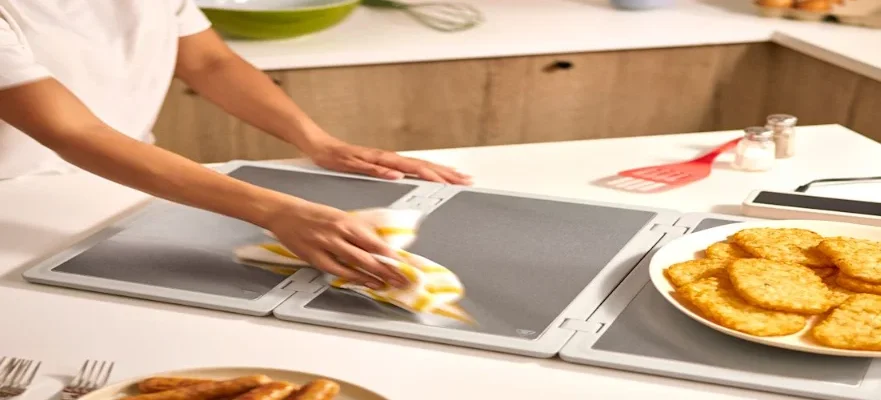 Bella 35135 Fold & Store Warming Tray feat