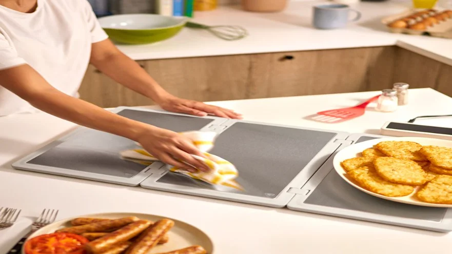 Bella 35135 Fold & Store Warming Tray feat