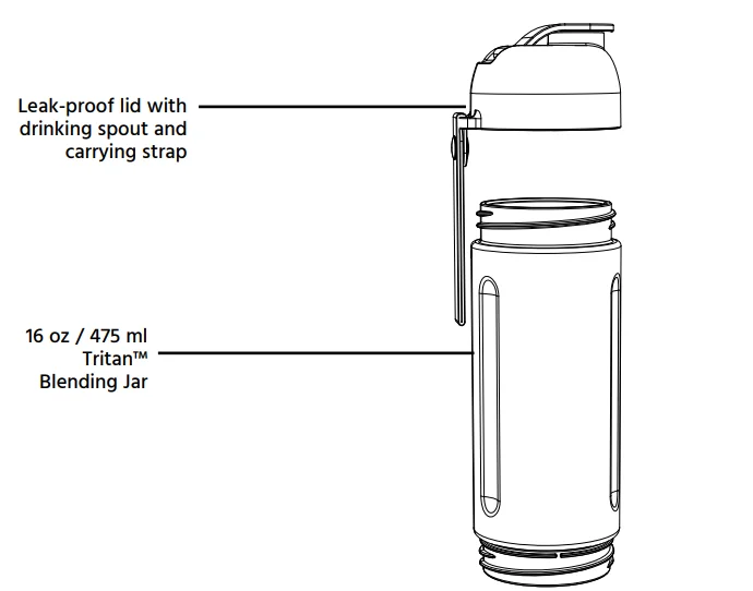 Bella So Yummy 17828 Portable To Go Blender 1